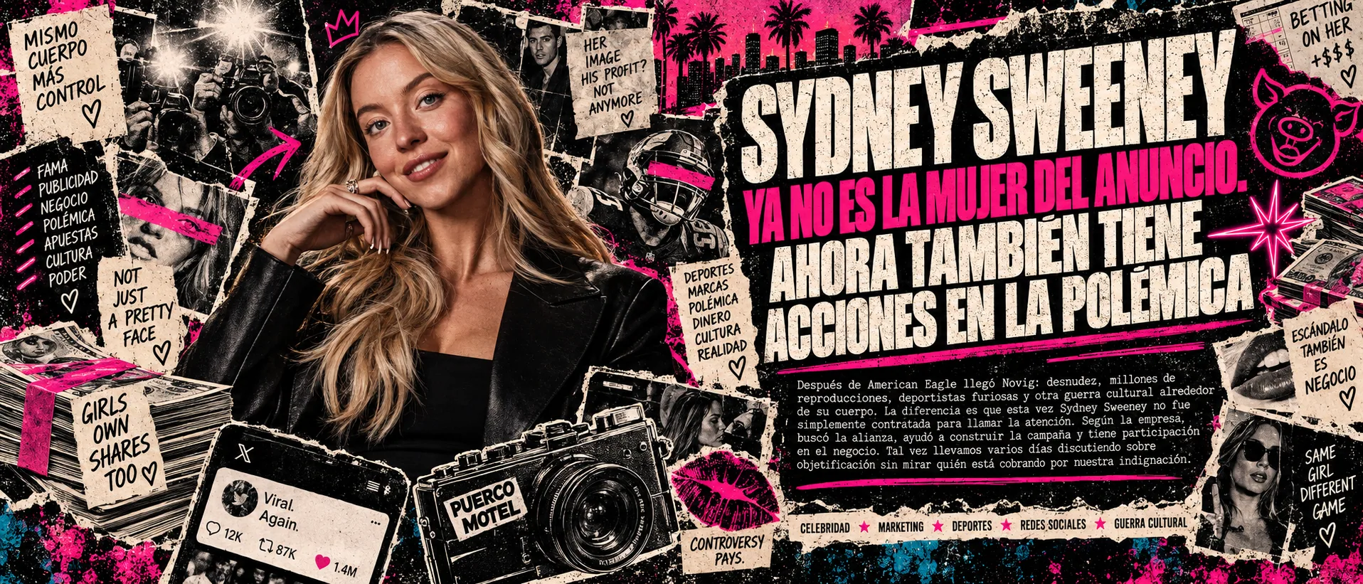 Portada de Sydney Sweeney ya no es la mujer del anuncio. Ahora también tiene acciones en la polémica
