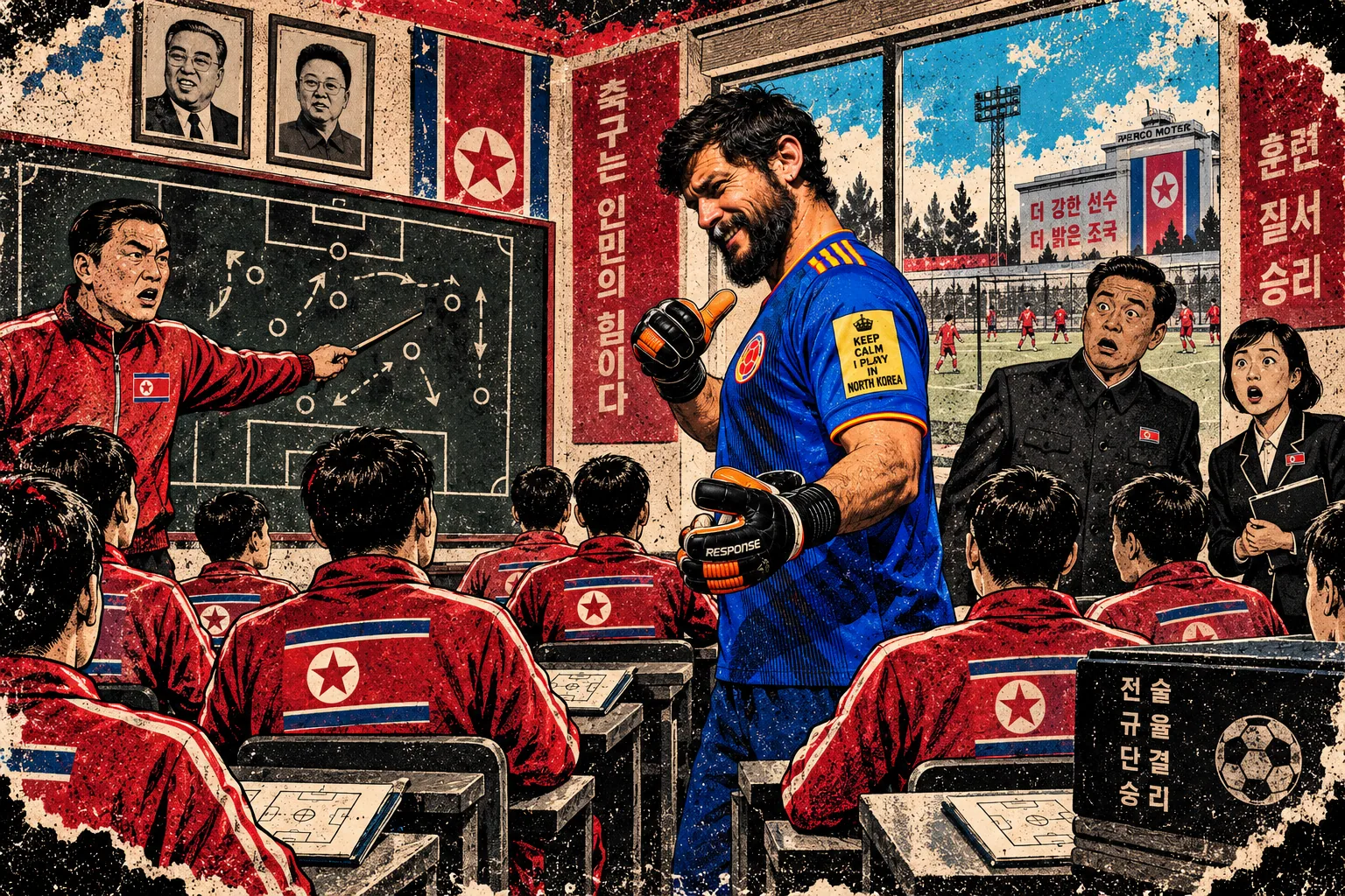 Yo no había viajado hasta Pyongyang para mirar fútbol sentado