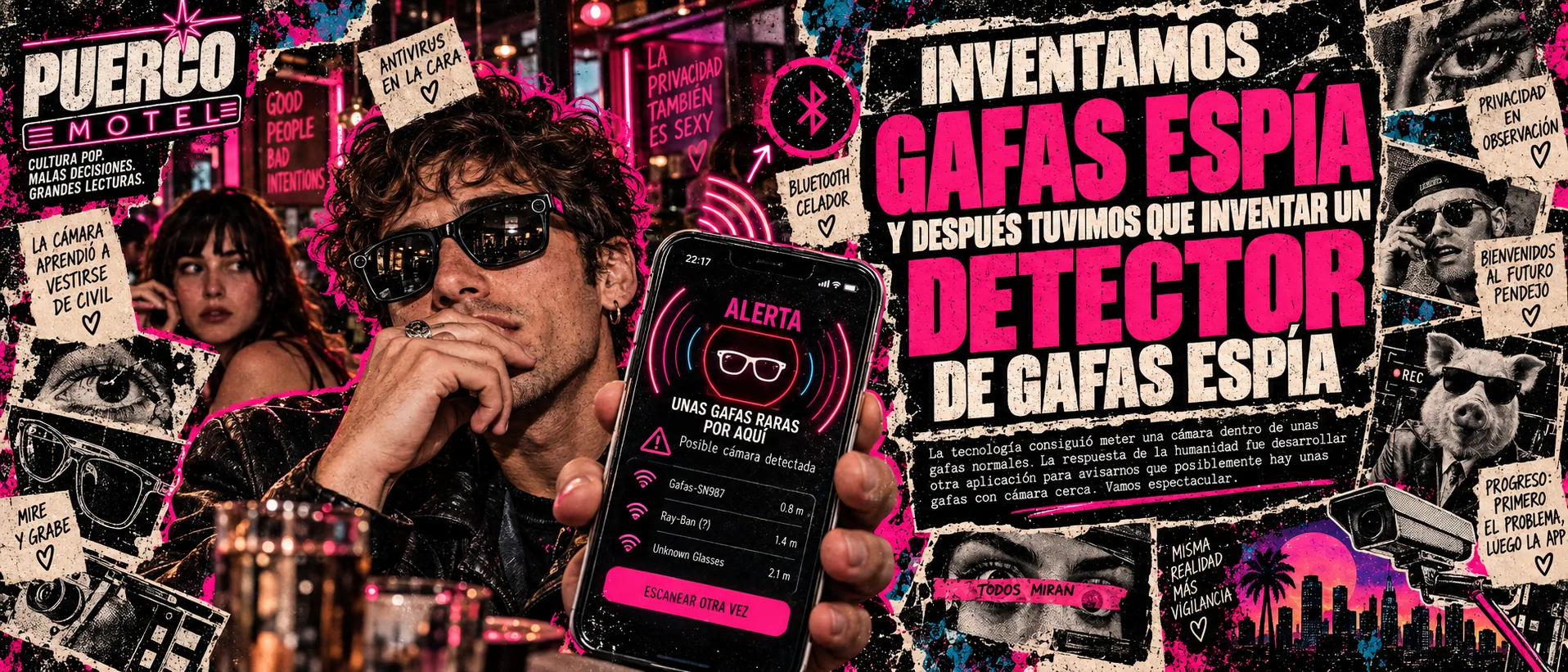 Portada de Inventamos gafas espía y después tuvimos que inventar un detector de gafas espía