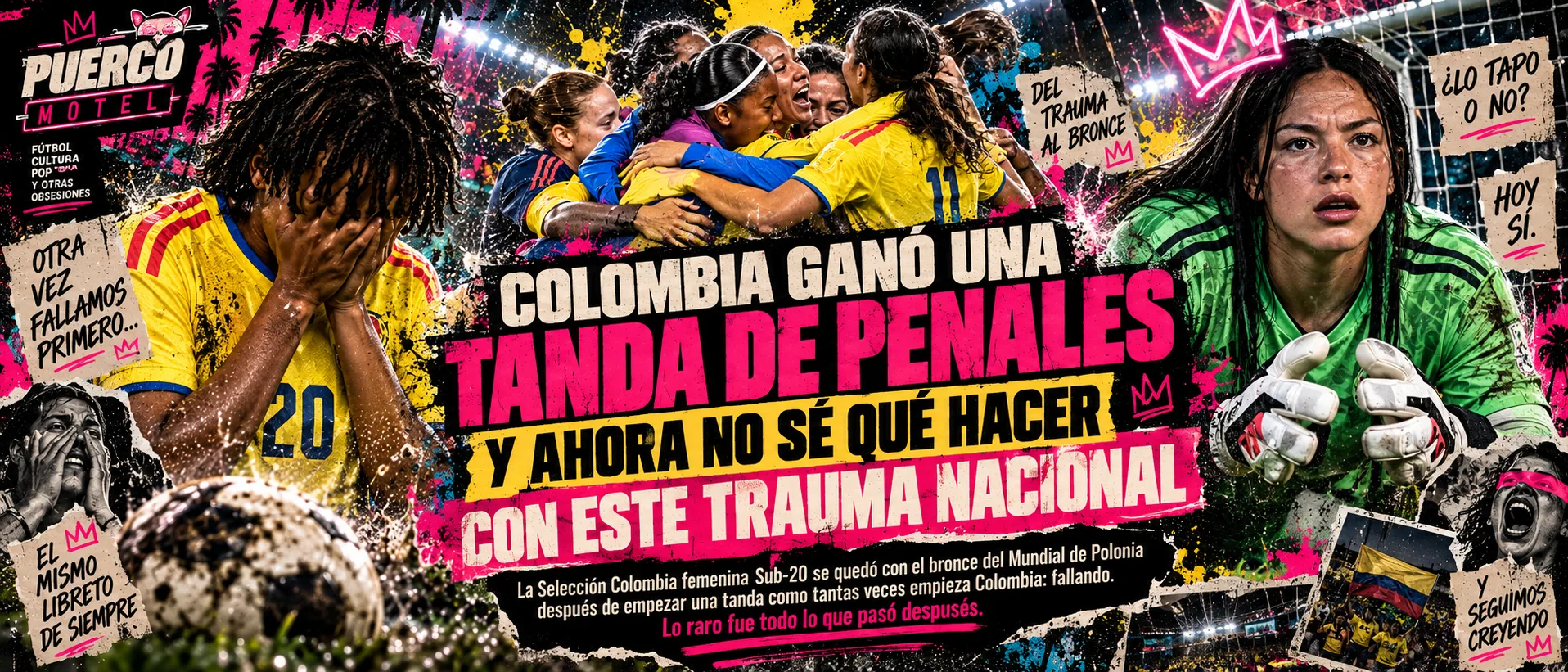 Portada de Colombia ganó una tanda de penales y ahora no sé qué hacer con este trauma nacional