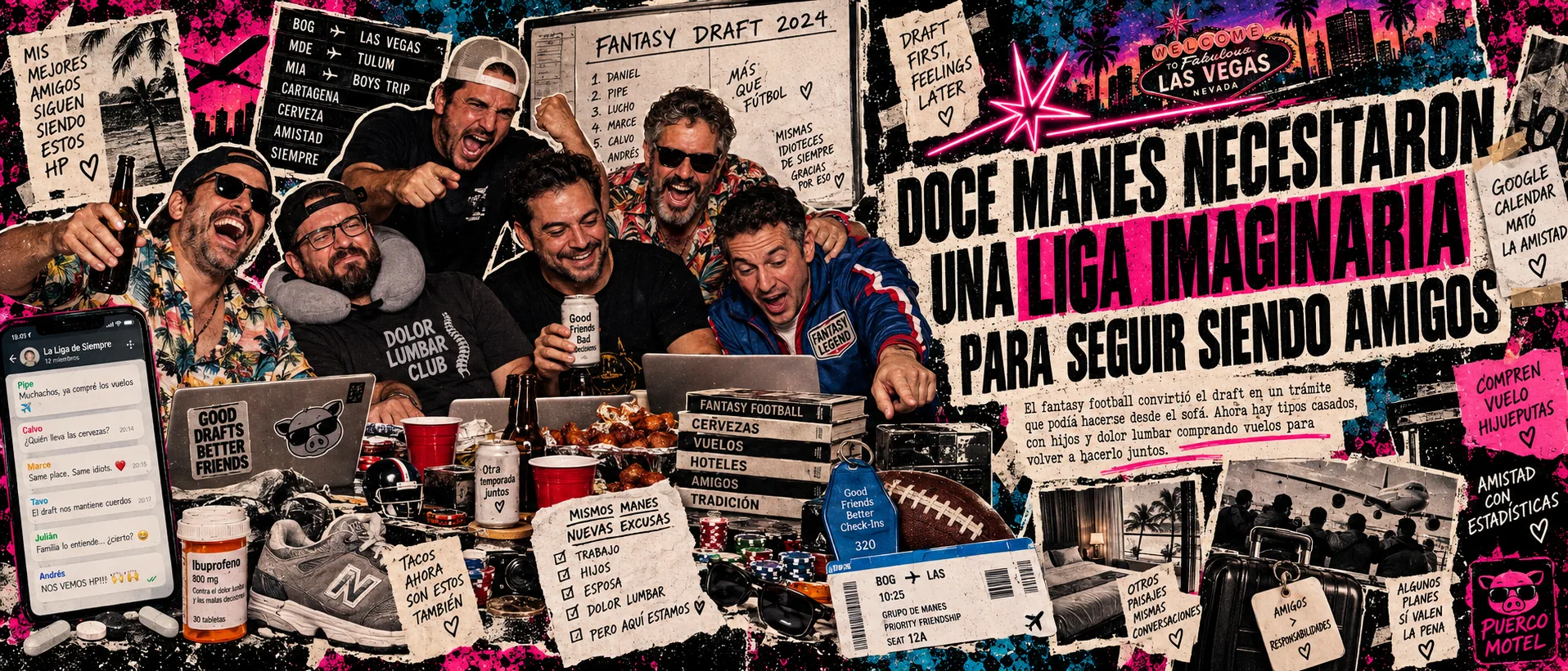 Portada de Doce manes necesitaron una liga imaginaria para seguir siendo amigos