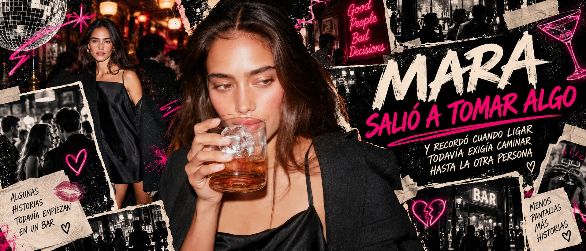 Portada de Mara salió a tomar algo y recordó cuando ligar todavía exigía caminar hasta la otra persona