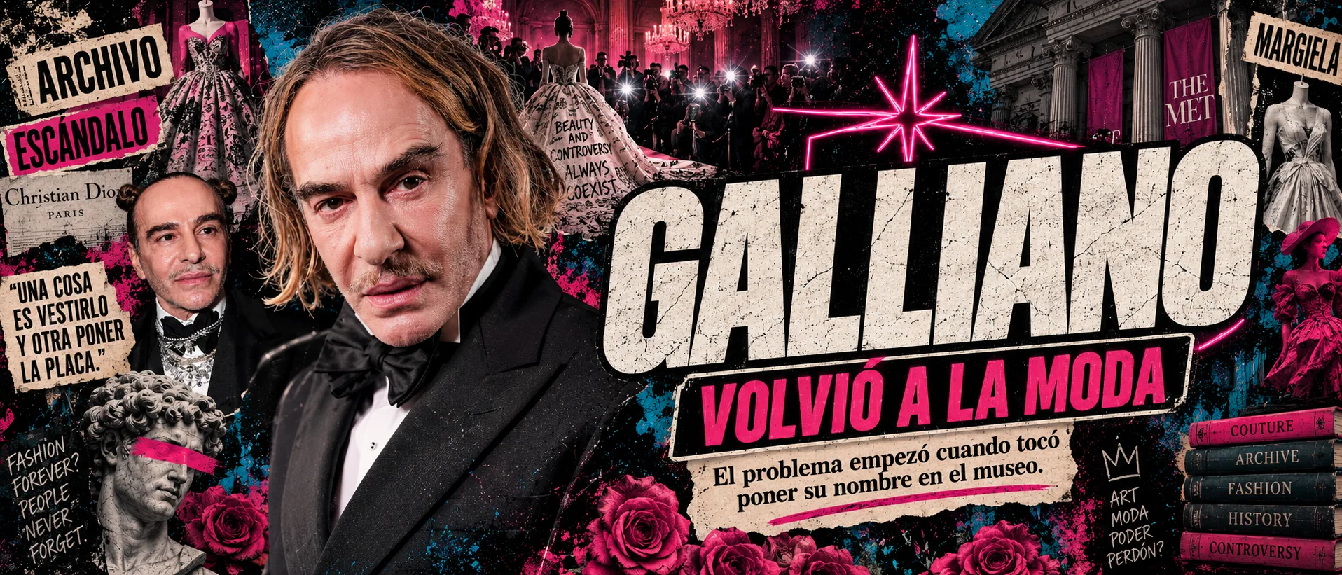 Portada de Todos querían volver a vestir Galliano hasta que tocó poner su nombre en el museo